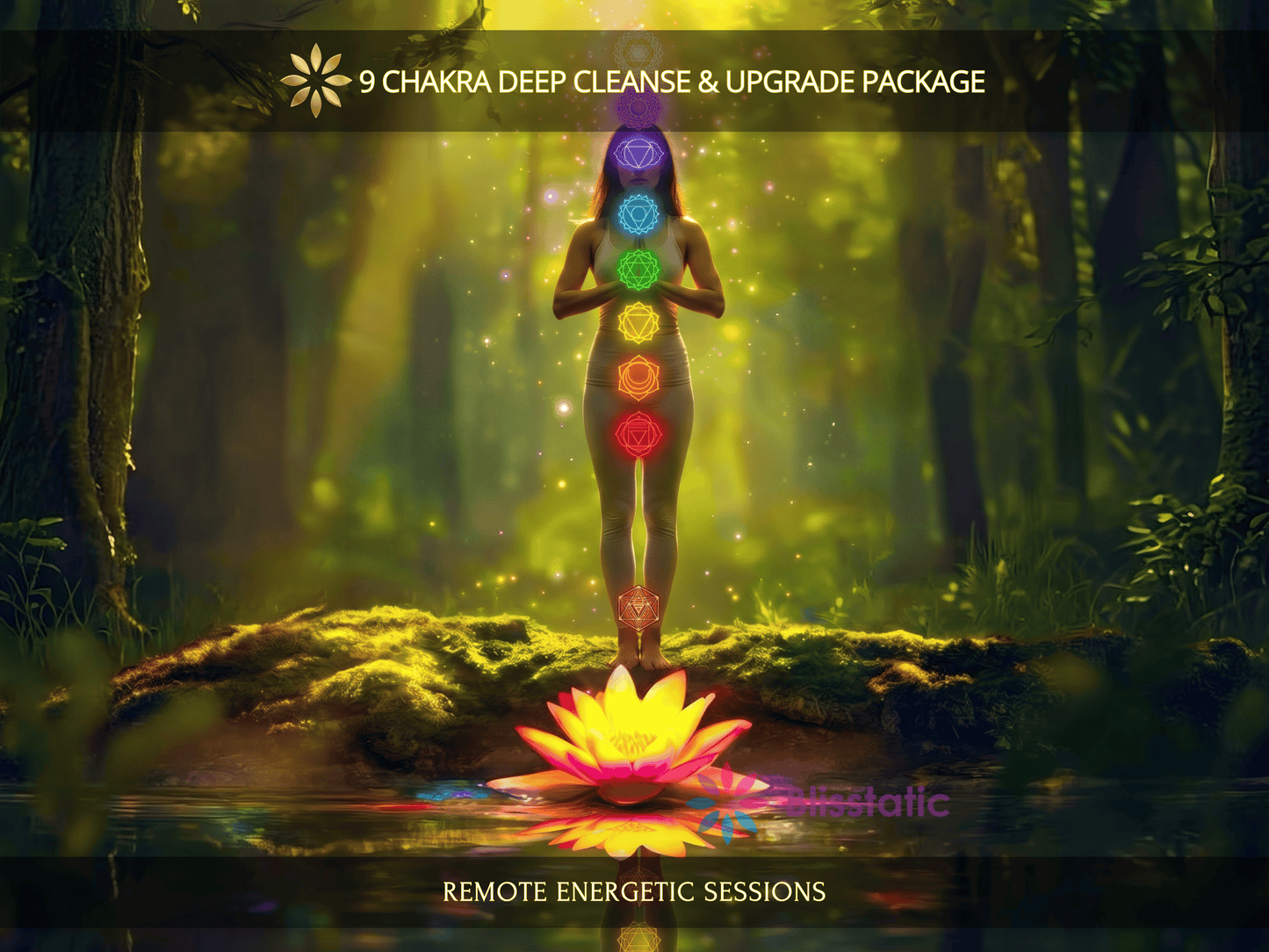 Complete Advanced 9 Chakra Deep Cleanse, Harmonization, Upgrade Package