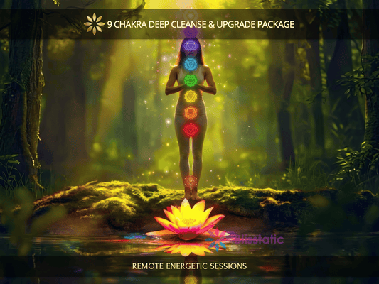 Complete Advanced 9 Chakra Deep Cleanse, Harmonization, Upgrade Package