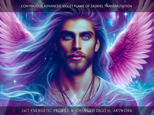 Continuous Advanced Violet Flame of Archangel Zadkiel Transmutation Profile