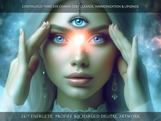 Continuous Third Eye Chakra Deep Cleanse, Harmonization and Upgrade Profile