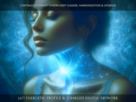 Continuous Throat Chakra Deep Cleanse, Harmonization and Upgrade Energetic Profile