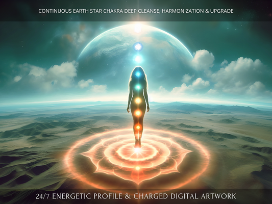 Continuous Earth Star Chakra Deep Cleanse, Harmonization and Upgrade Profile