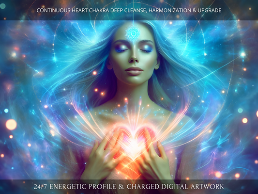 Continuous Heart Chakra Deep Cleanse, Harmonization and Upgrade Energetic Profile