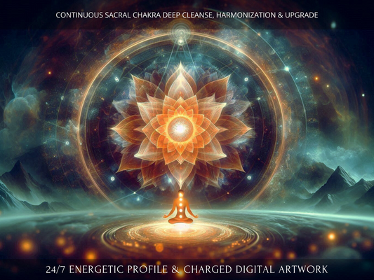 Continuous Sacral Chakra Deep Cleanse, Harmonization and Upgrade Profile
