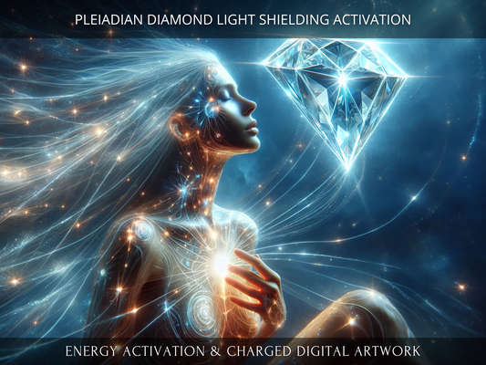 Pleiadian Diamond Light Shielding Activation